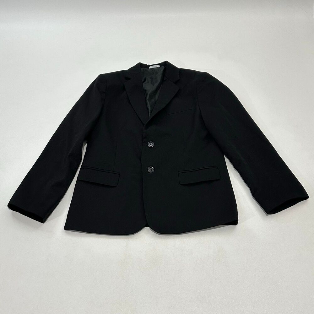 Calvin Klein Boys Black‎ Poly/Rayon Suit Jacket Only, Size 12 Husky